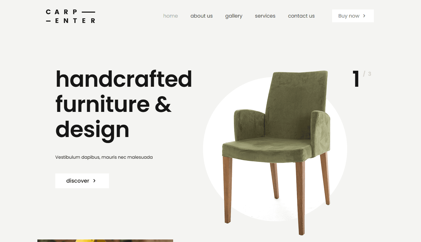 Screenshot 1 - Siti Web per Artigiani