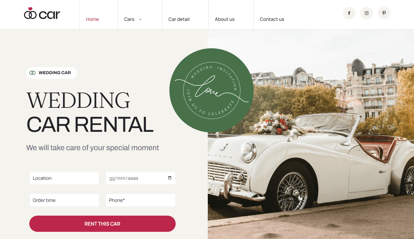 Screenshot 1 - Siti Web per Bomboniere