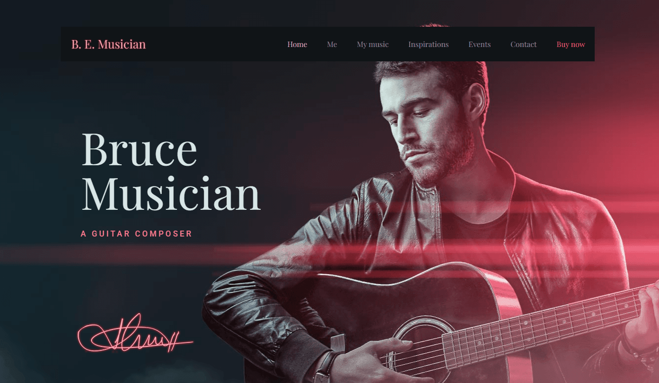 Screenshot 6 - Siti Web per Artisti