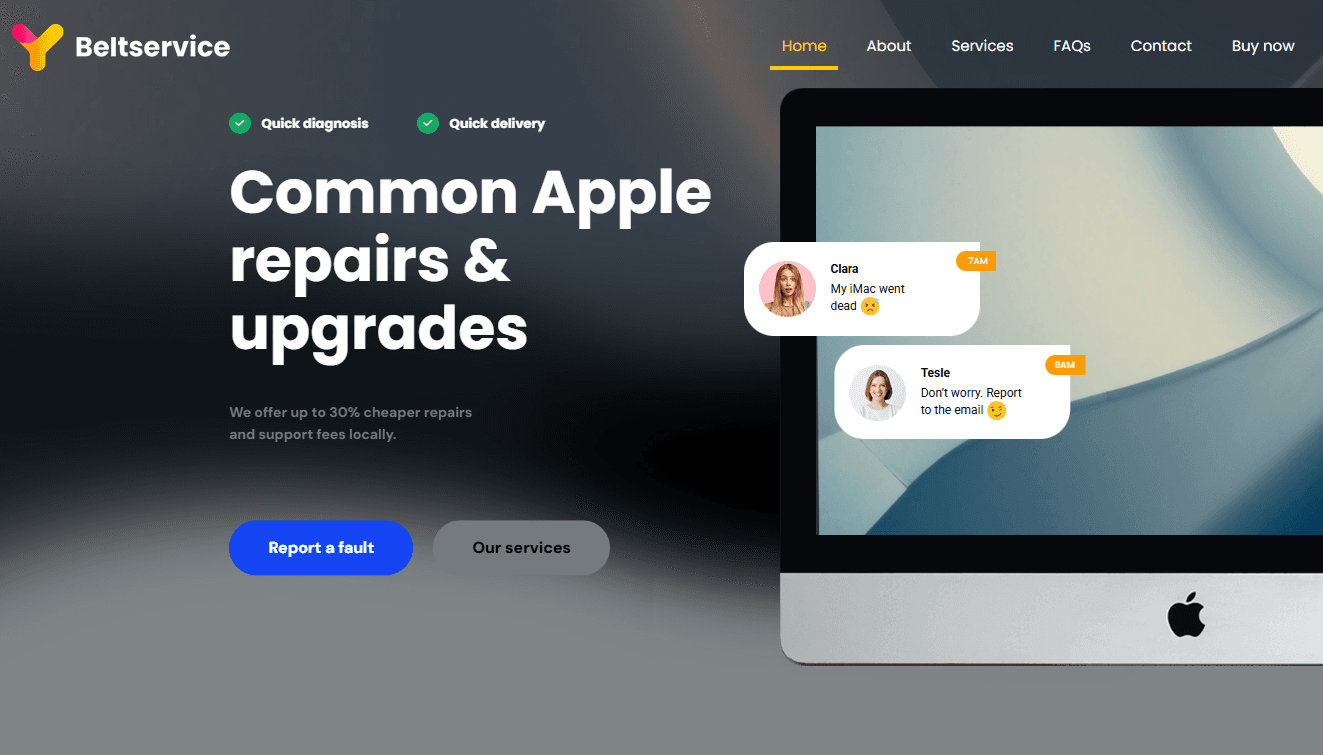 Screenshot 2 - Siti Web per Assistenza Informatica
