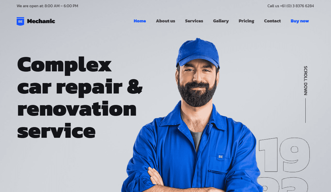 Screenshot 2 - Siti Web per Carrozzerie