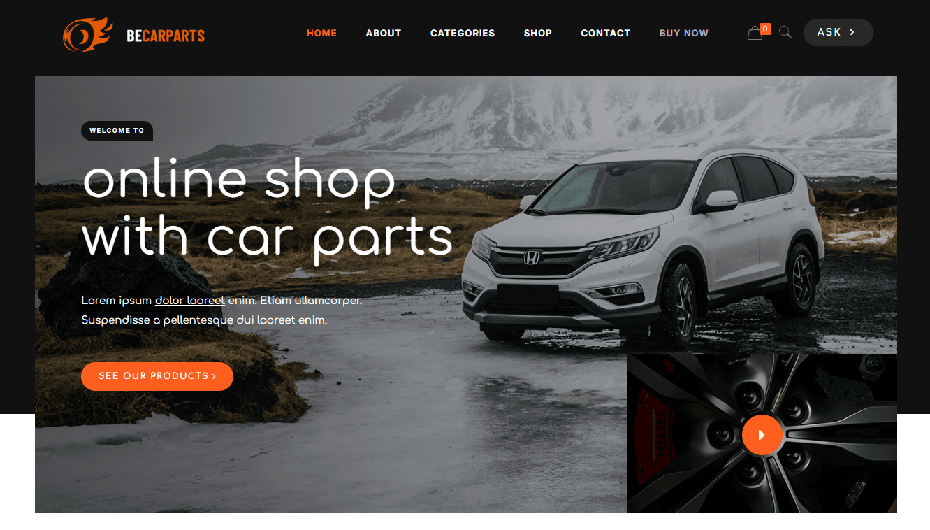 Screenshot 4 - Siti Web per Carrozzerie