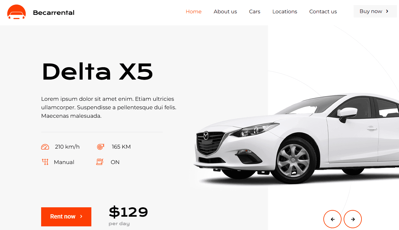 Screenshot 5 - Siti Web per Concessionarie Auto