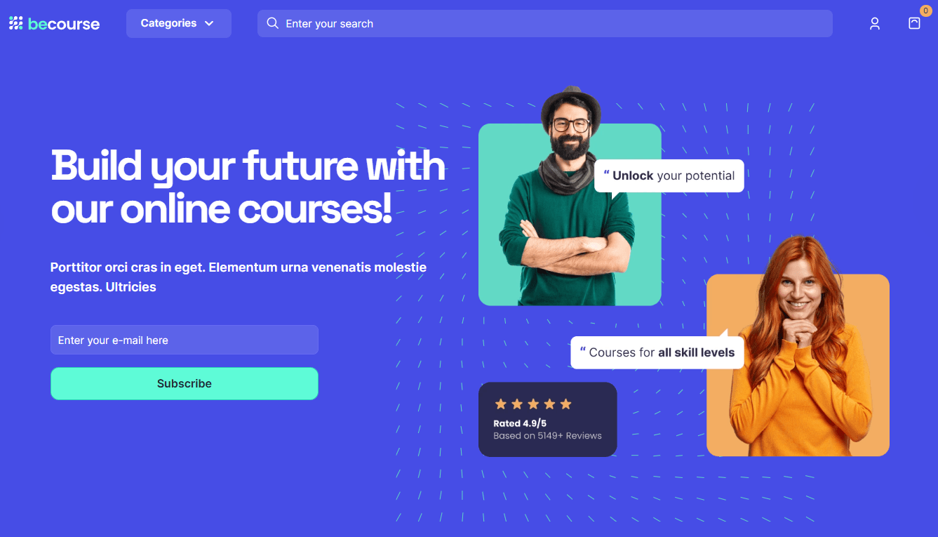 Screenshot 1 - Siti Web per Corsi di Formazione