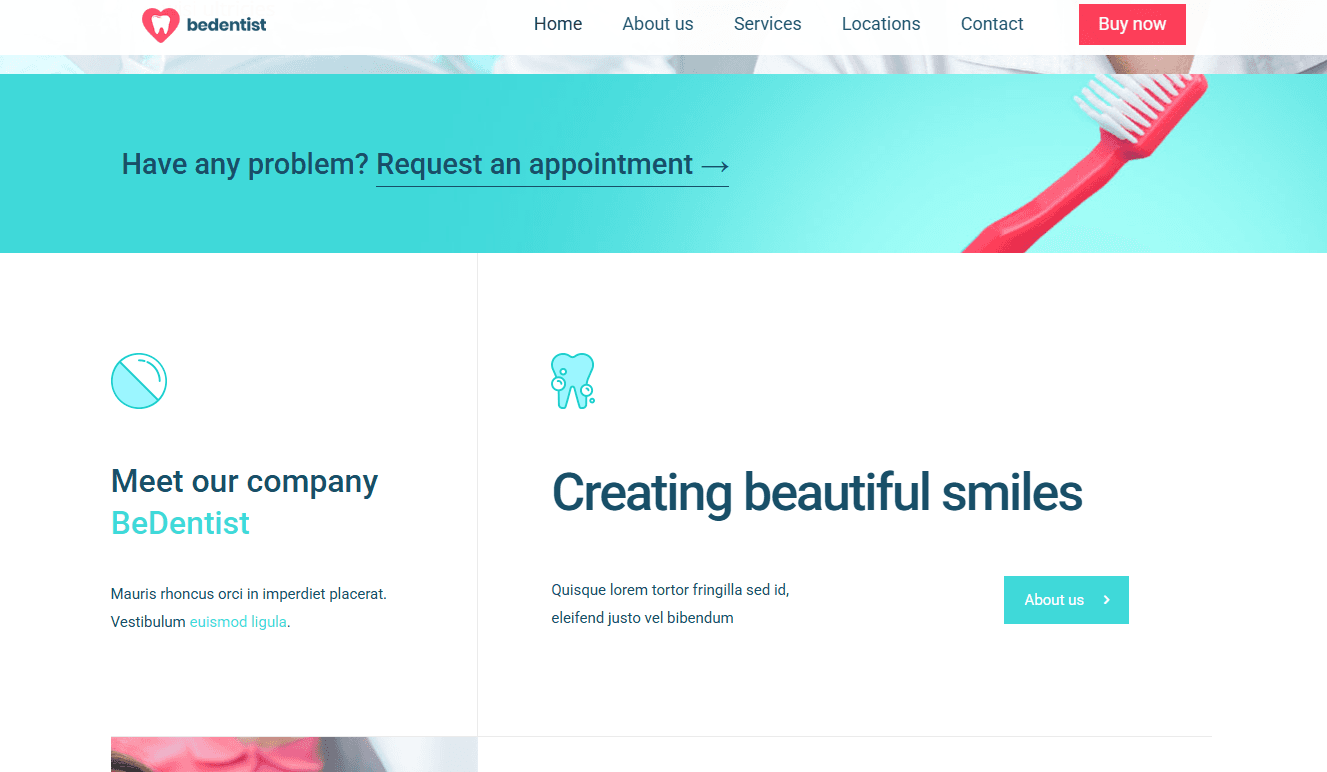 Screenshot 5 - Siti Web per Dentisti