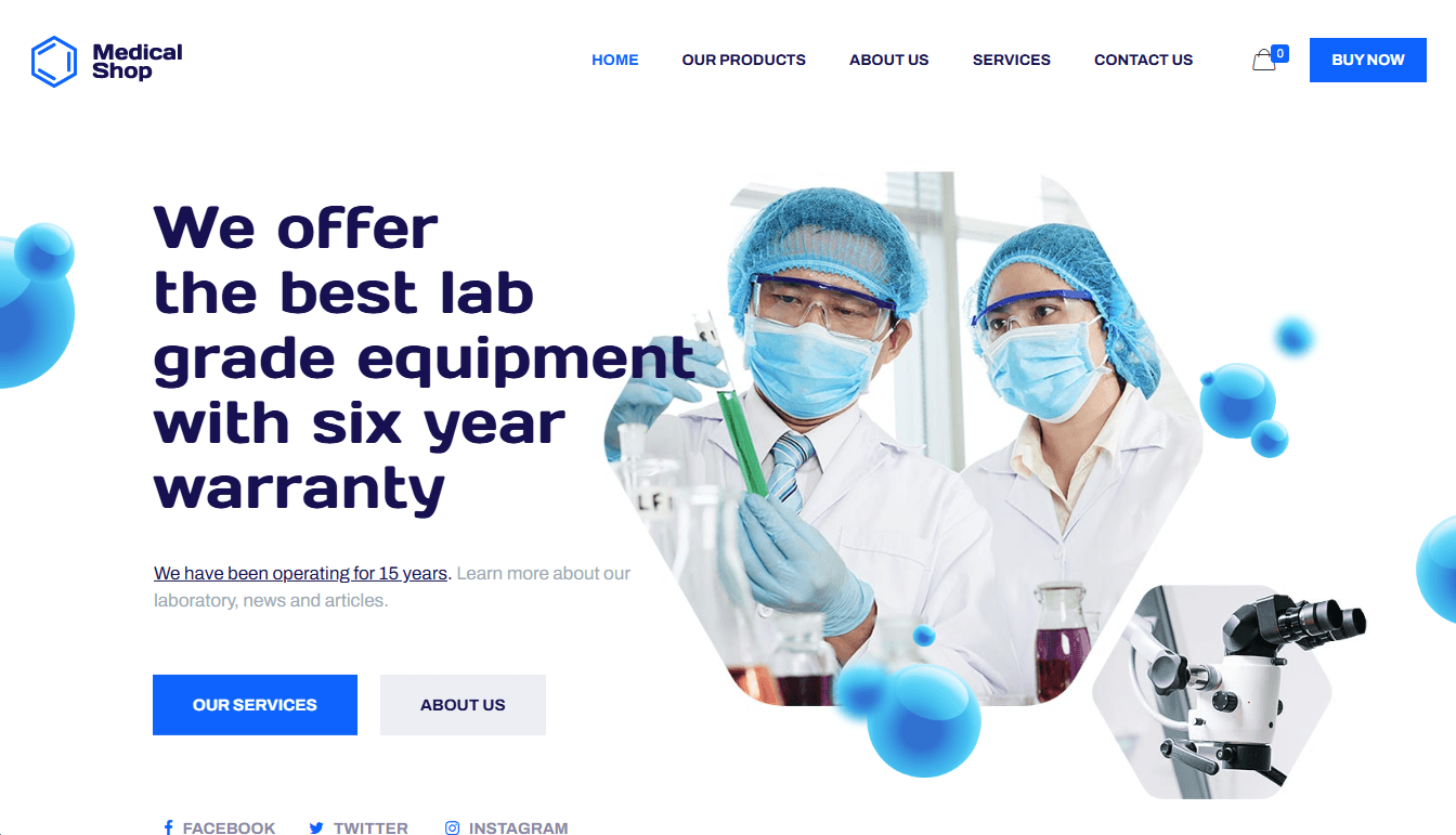 Screenshot 4 - Siti Web per Farmacie