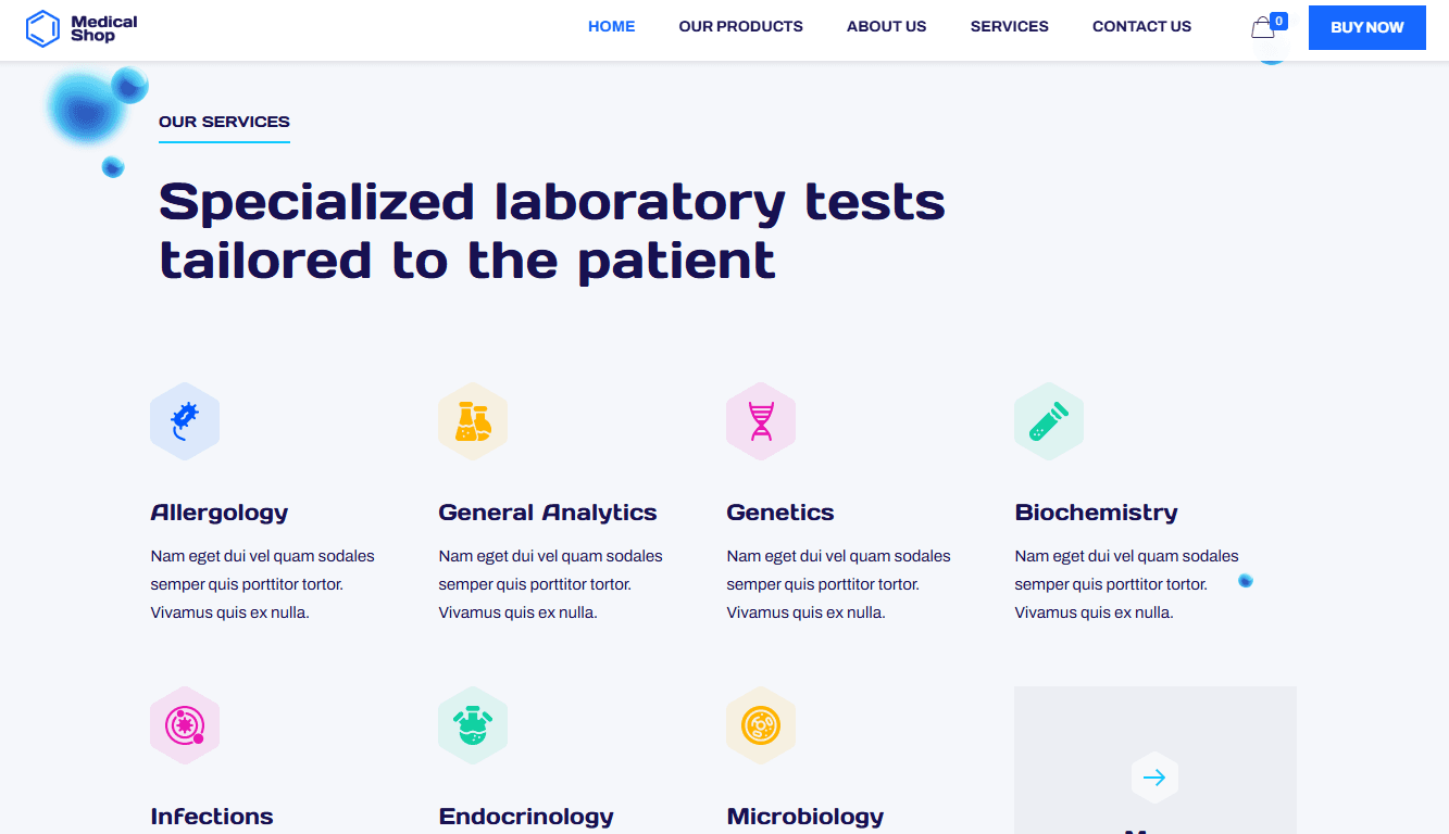 Screenshot 6 - Siti Web per Farmacie