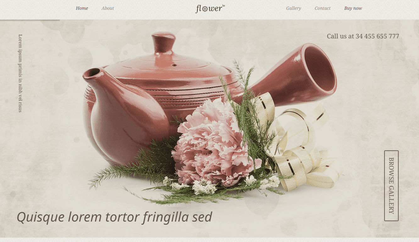 Screenshot 1 - Siti Web per Fioristi